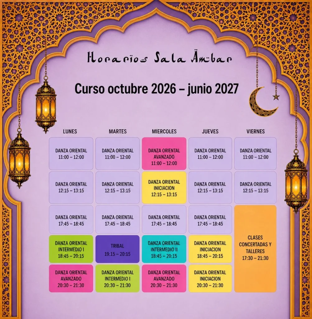 Sala Ämbar - Horarios escuela de danza en Burgos